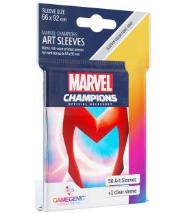 Gamegenic: Marvel Champions Art Sleeves 66x91mm (50) (Scarlet Witch)