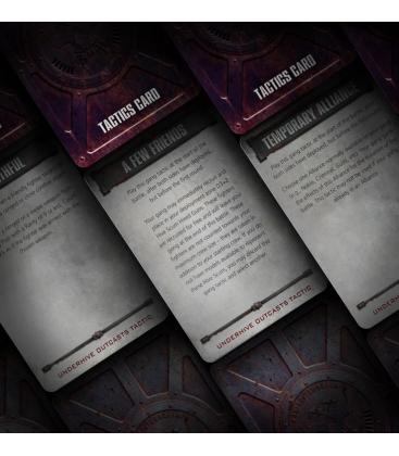 Necromunda: Underhive Outcasts Gang Tactics Cards (Inglés)