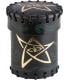 Q-Workshop: Call of Cthulhu Dice Cup (Black & Green-Golden Leather)