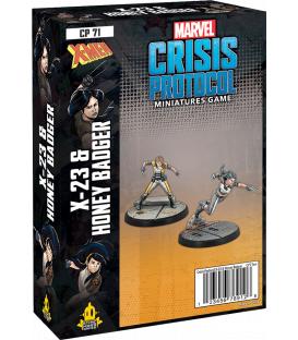 Marvel Crisis Protocol:  X-23 & Honey Badger (Inglés)
