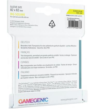 Gamegenic: Prime Big Square-Sized Sleeves 82x82mm (50)