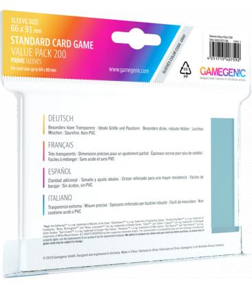 Gamegenic: Prime Standard Card Game Value Pack 66x91mm (200)