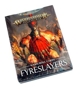 Warhammer Age of Sigmar: Fyreslayers (Tarjetas de Datos)(Inglés)