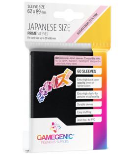 Gamegenic: Prime Japanese Sleeves 62x89mm (60) (Negro)