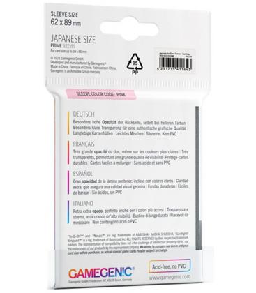Gamegenic: Prime Japanese Sleeves 62x89mm (60) (Gris)