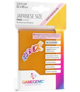 Gamegenic: Prime Japanese Sleeves 62x89mm (60) (Naranja)