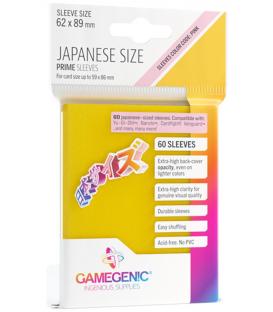 Gamegenic: Prime Japanese Sleeves 62x89mm (60) (Amarillo)