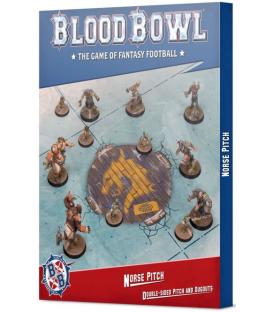 Blood Bowl: Norse Team  Pitch Double-Sided Pitch and Dugouts
