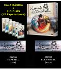 Pack Leyenda de los 5 Anillos LCG: Caja de Inicio + Ciclo Imperial + Ciclo Elemental Pack Leyenda de los 5 Anillos LCG: Caja de Inicio + Ciclo Imperial + Ciclo Elemental