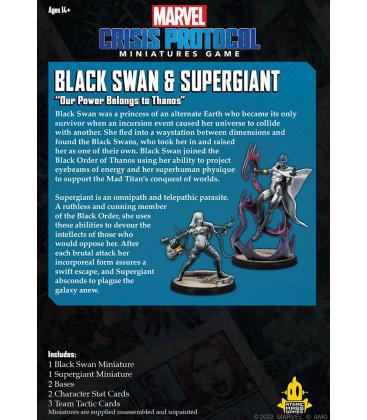 Marvel Crisis Protocol: Black Swan & Supergiant (Inglés)