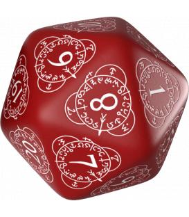 Q-Workshop: D20 Level Counter Dice (Red & White)