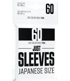 Gamegenic: Just Sleeves Japanese Size (62x89mm) (Negro) (60)