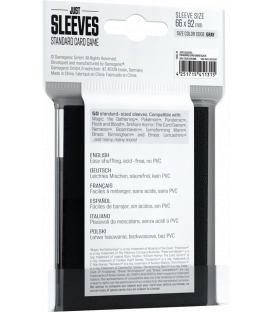 Gamegenic: Just Sleeves Standard (66x92mm) (Negro) (50)