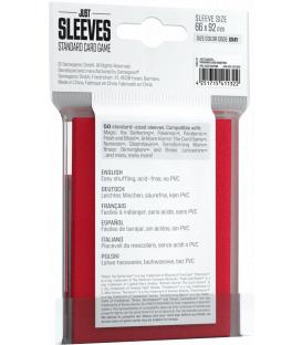 Gamegenic: Just Sleeves Standard (66x92mm) (Rojo) (50)