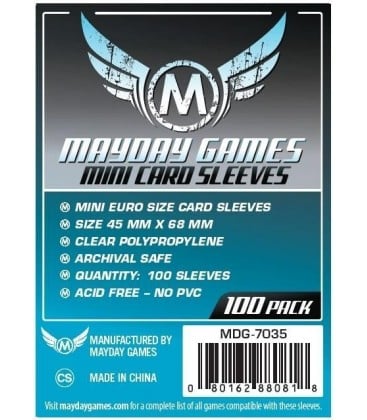 Fundas Mayday Mini Eurogame (45x68mm) (100)