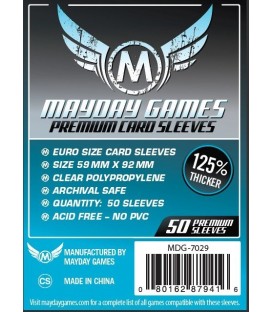 Fundas Mayday Eurogame (59x92mm) PREMIUM (50)