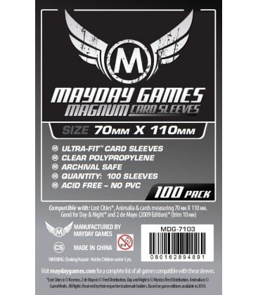 Fundas Mayday Magnum (70x110mm) (100) - Exploradores
