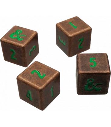 Dungeons & Dragons: Ultra Pro 4x Dice Set (Heavy Metal Fall 21 D6)