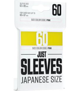 Gamegenic: Just Sleeves Japanese Size (62x89mm) (Amarillo) (60)