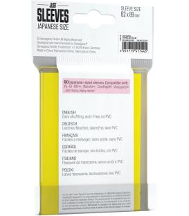 Gamegenic: Just Sleeves Japanese Size (62x89mm) (Amarillo) (60)
