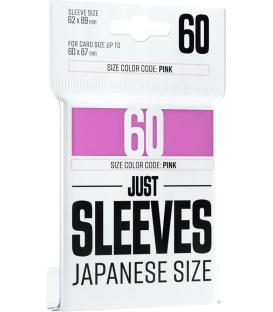 Gamegenic: Just Sleeves Japanese Size (62x89mm) (Rosa) (60)