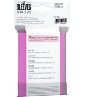 Gamegenic: Just Sleeves Japanese Size (62x89mm) (Rosa) (60)