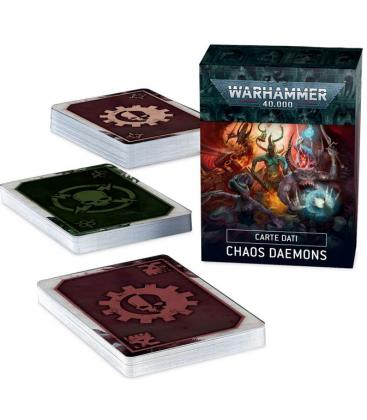 Warhammer 40,000:  Chaos Daemons (Tarjetas de Datos)