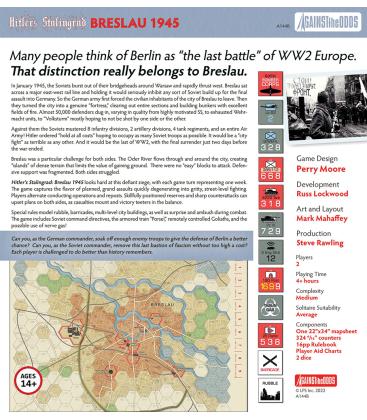 Against the Odds 56: Hitler's Stalingrad - Breslau 1945