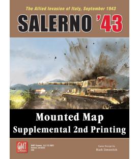 Salerno '43: Mounted Map (2nd Printing)