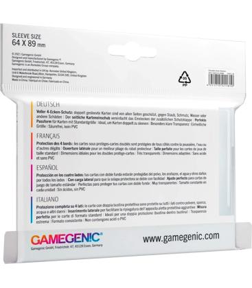 Gamegenic: Closable Inner Sleeves 64x89mm (100)