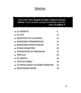 Pequeño Kit de Diseño Narrativo