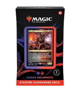 Magic the Gathering:  Chaos Incarnate (Starter Commander Deck) (Inglés)