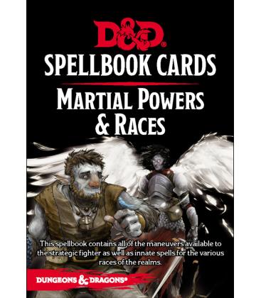 Dungeons & Dragons: Spellbook Cards (Martial Powers & Races) (Inglés)