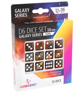 Gamegenic: Mars D6 Dice Set 16 mm (12 pcs)