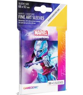 Gamegenic: Marvel Champions Art Sleeves 66x92mm (50) (Nebula)