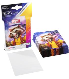 Gamegenic: Marvel Champions Art Sleeves 66x92mm (50) (Rocket Raccoon)