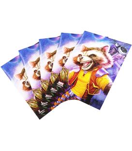 Gamegenic: Marvel Champions Art Sleeves 66x92mm (50) (Rocket Raccoon)