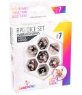 Gamegenic: Shield & Weapons RPG Dice Set (7pcs) Gamegenic: Shield & Weapons RPG Dice Set (7pcs)