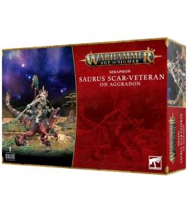 Warhammer Age of Sigmar: Seraphon (Saurus Scar-veteran on Aggradon)