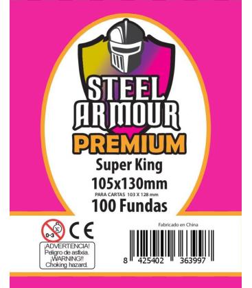 Fundas Steel Armour (103x128mm) PREMIUM Super King (100) - Exterior 105x130mm