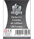 Fundas Steel Armour (64,5x89mm) Perfect Fit Estándar (100) Fundas Steel Armour (64,5x89mm) Perfect Fit Estándar (100)