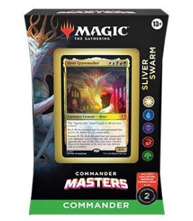 Magic the Gathering: Commander Masters (Mazo Sliver Swarm) (Inglés)