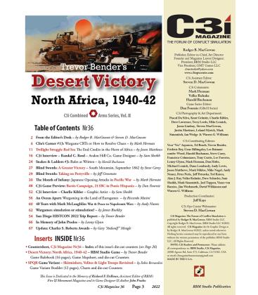 C3i Magazine 36: Desert Victory - North Africa, 1940-1942