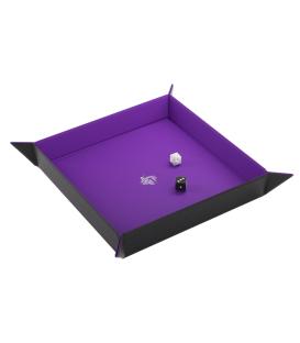 Gamegenic: Magnetic Dice Tray Square (Negro/Lila)