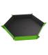 Gamegenic: Magnetic Dice Tray Hexagonal (Negro/Verde)