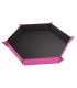 Gamegenic: Magnetic Dice Tray Hexagonal (Negro/Rosa)