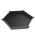 Gamegenic: Magnetic Dice Tray Hexagonal (Negro/Gris)