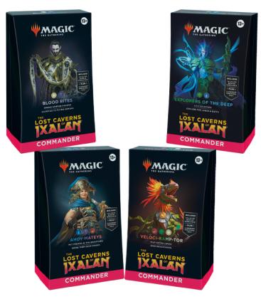 Magic the Gathering: The Lost Caverns of Ixalan - Mazos Commander (Pack de 4 diferentes) (Inglés)