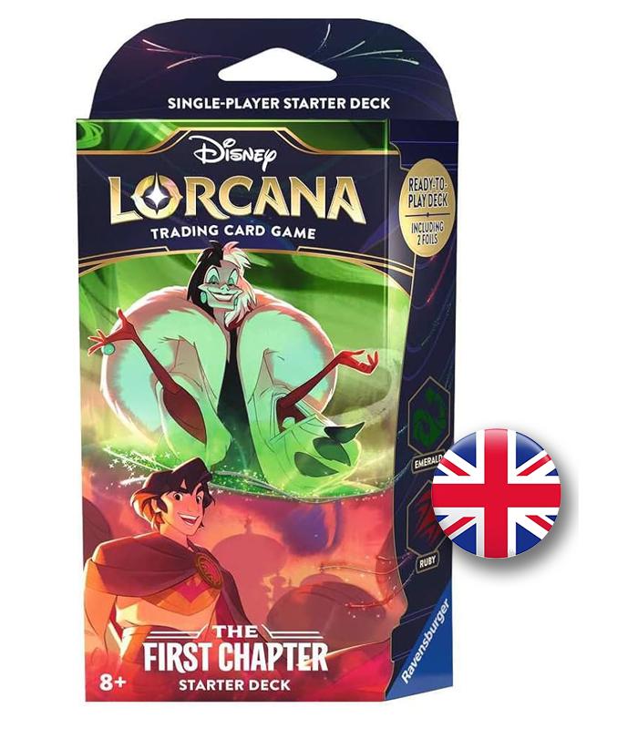 Disney Lorcana: The First Chapter - Starter Deck / Emerald & Ruby - Mathom  Store S.L.