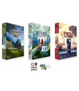 Pack 9 Nano Games: Empire + City Planner + Railways